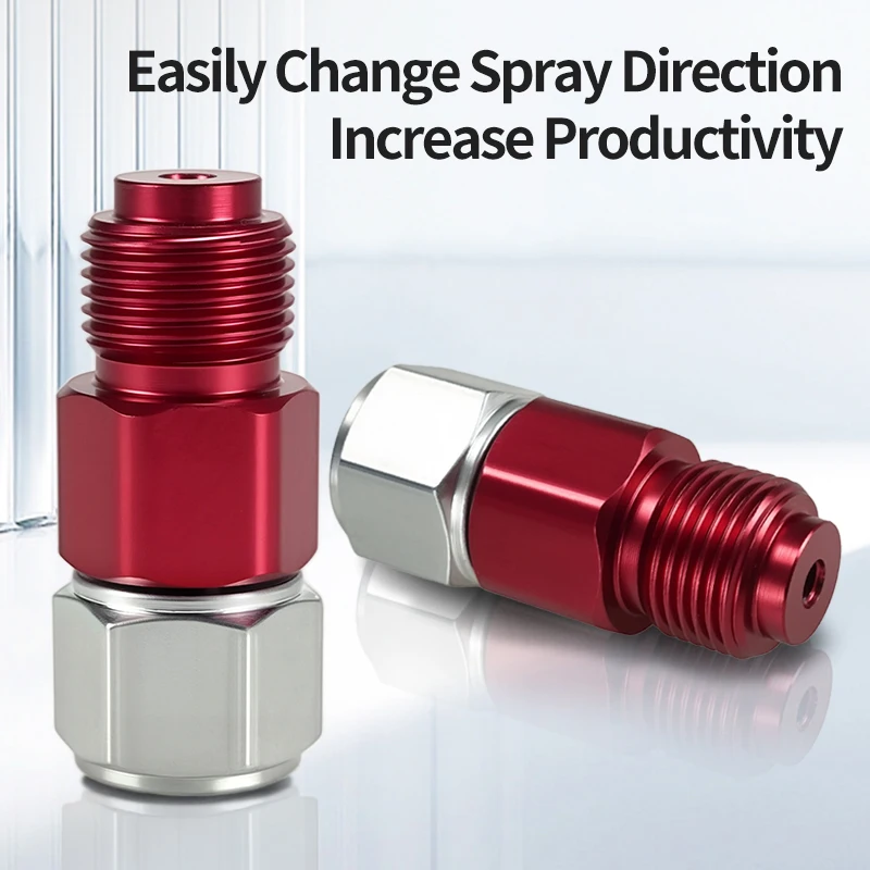 Spray rod rotator, extended rod universal rotary head, 360 degree steering spray machine accessories, nozzle rotation