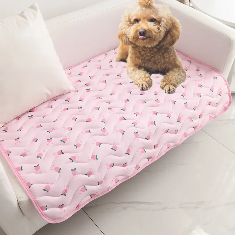 Alfombrilla refrescante para perros y gatos, manta transpirable para sofá, cama lavable de verano para perros pequeños, medianos y grandes