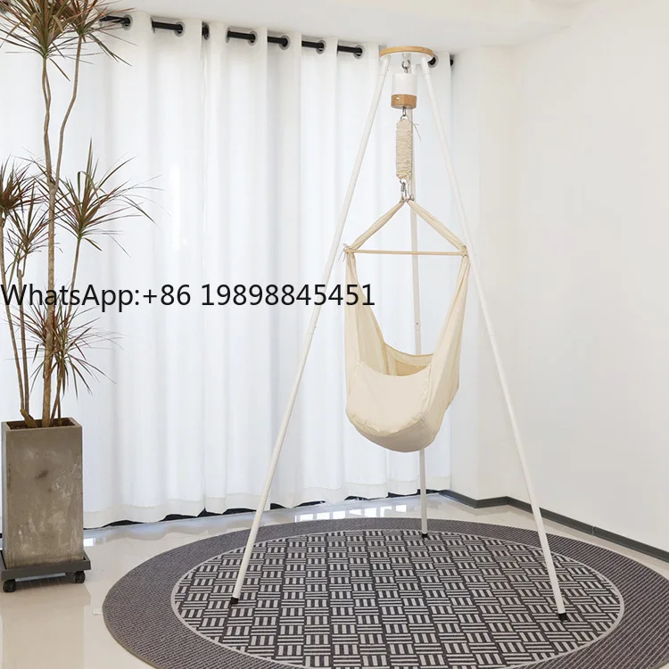 

Foldable Portable Smart Baby Hammock Set with Spring and Stand Indoor for Babies Use