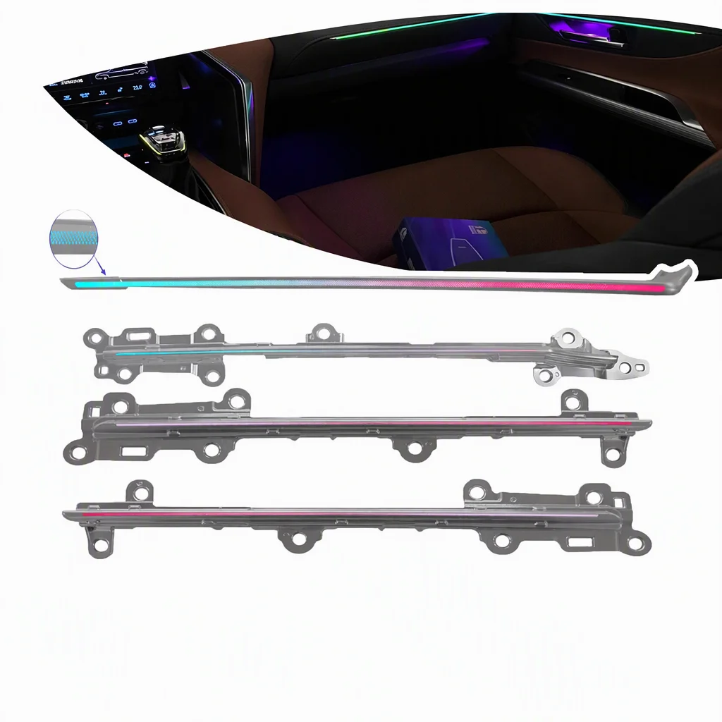 64-Color Automotive Ambient Light Toyota Harrier 19-in-1 Button App Control Panel Strip Kit for Toyota Harrier Venza 2022-2024