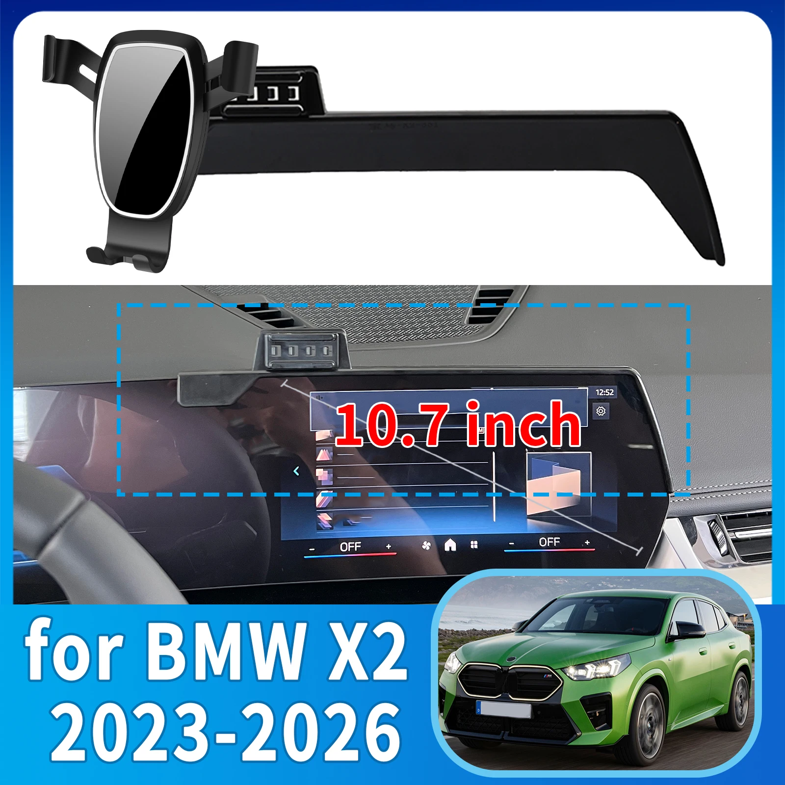 

fit for BMW X2 2023 2024 2025 2026 ix2 Anti-Shake Screen Base Phone Holder Mount Stand ​​ Dedicated Car​​ accessoires