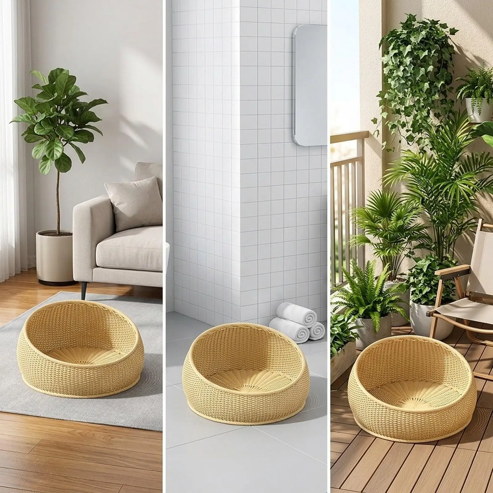Cat Bed Grinding Claws Pet Supplies 20 inch Furniture Protection Lightweight Scratch Resistant Cat Nest Summer Cooling Handmade