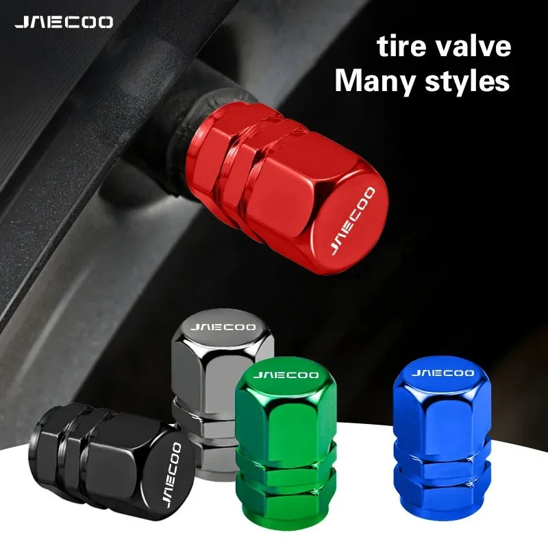 4Pcs Jaecoo Hexagon Tire Valve Caps Anti‑Dust Stem Cover Fit J7 J8 J9 Chery Tiggo7 Tiggo8 Pro Tiggo9 Omoda C5 Arrizo5 Arrizo8