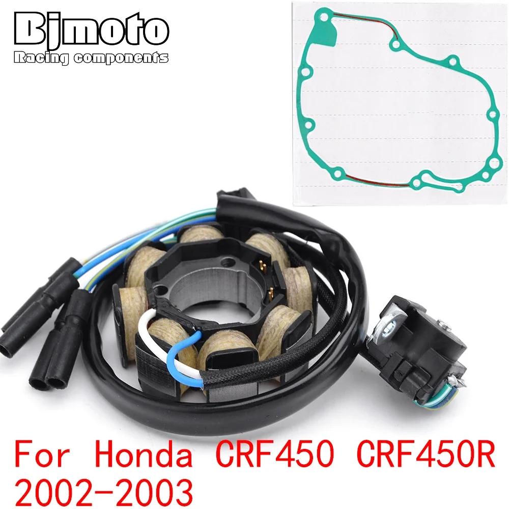 

CRF450R 2003 Engine Stator Coil For Honda CRF450 CRF450R CRF-450R 2002 With Gasket