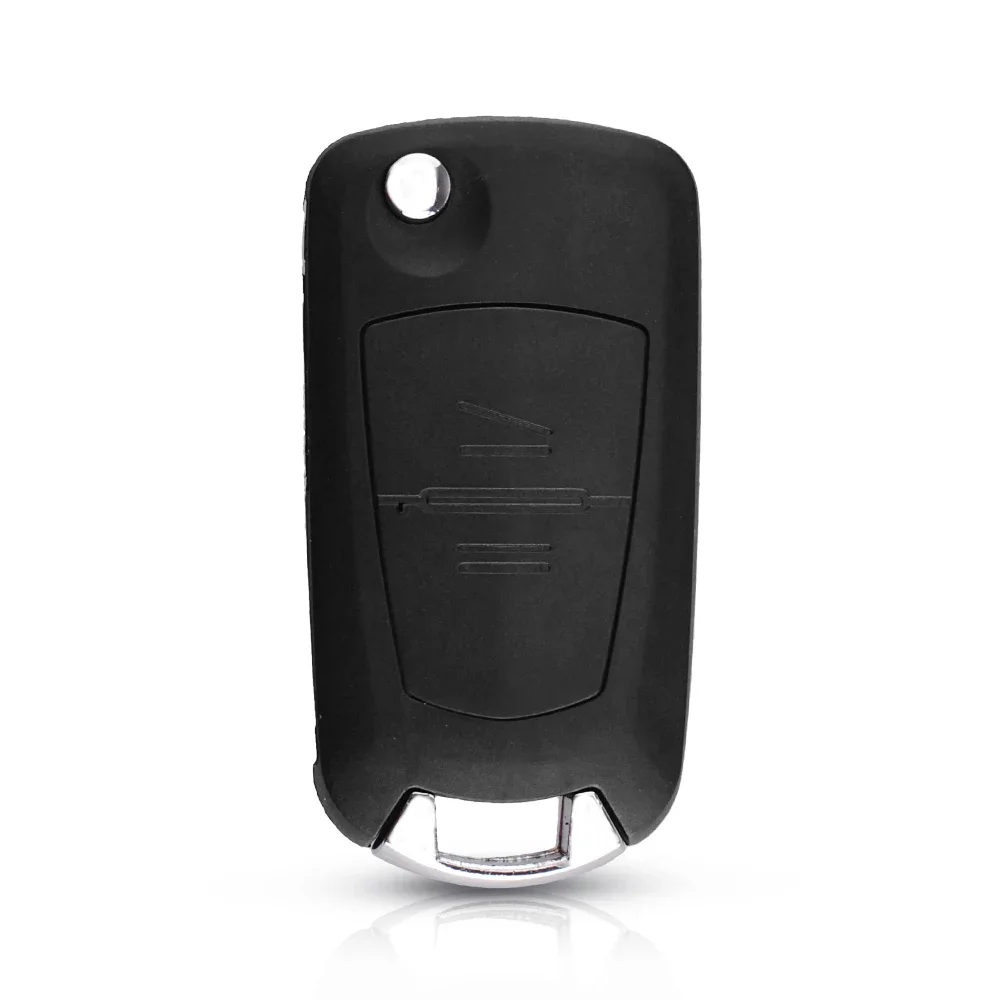 KEYYOU 2 Buttons Folding Flip Remote Key Case Shell Fob For Vauxhall Opel Omega Vectra Frontera Astra Zafira With HU43 Blade