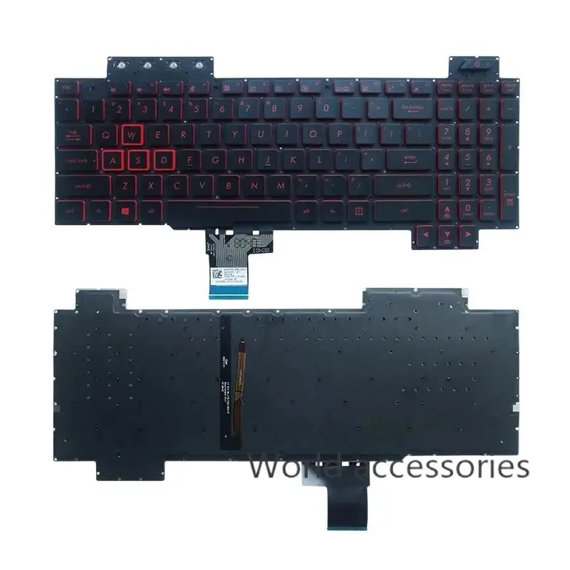 WYORESY English laptop keyboard for Asus TUF gaming fx505 fx505g fx505gd fx505ge fx505gm fx505dy fx505dv fx505dt US backlit