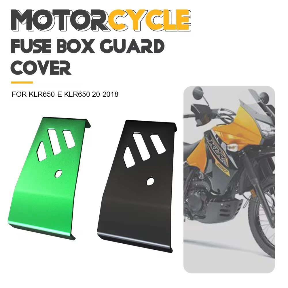 For Kawasaki KLR650 KLR 650 E KLR650-E 2008 2009 - 2012 2013 2014 2015 2016 2017 2018 Motorcycle Fuse Box Guard Protection Cover