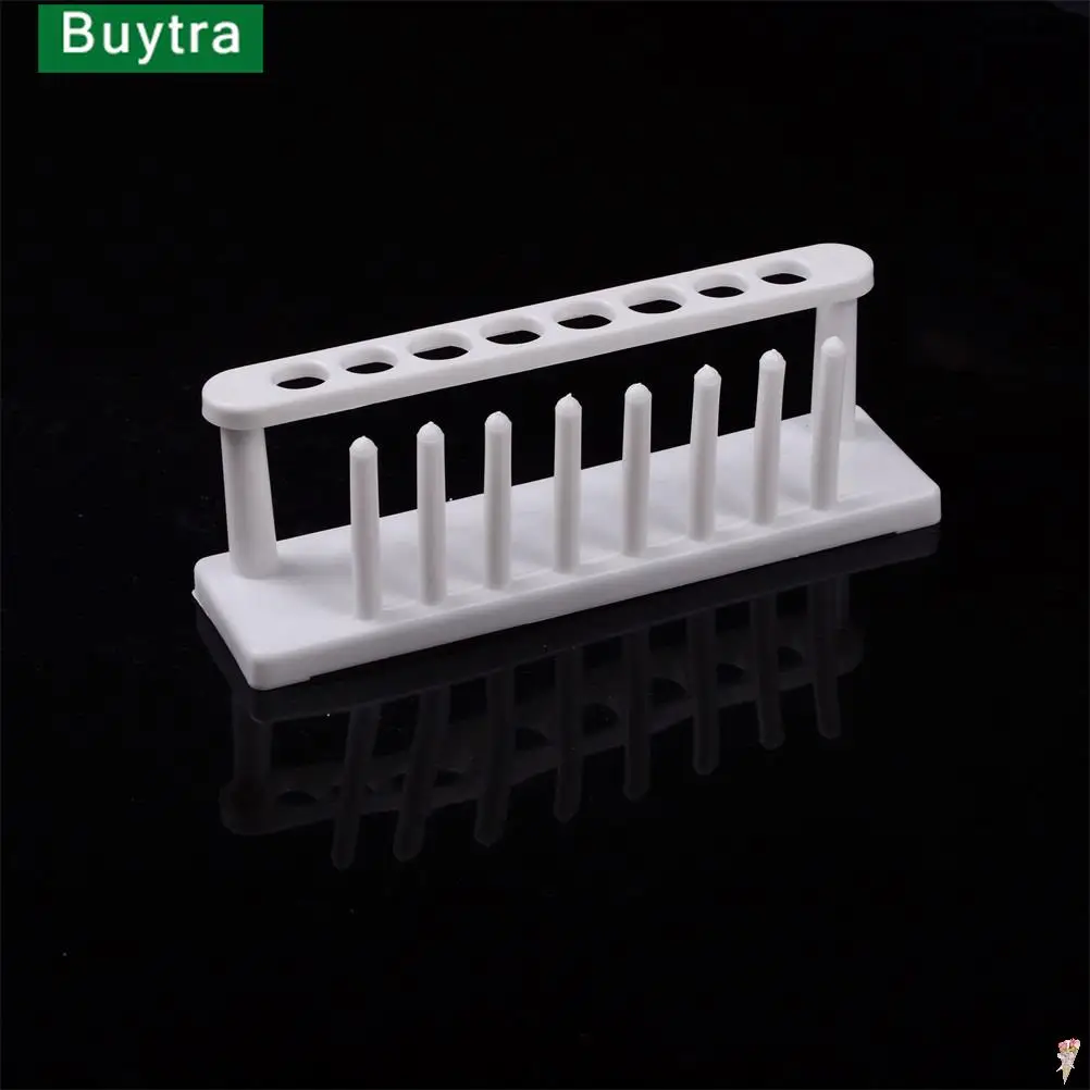 1PCS 8 Holes Storage Stand Lab School Laboratory Supplies Plastic Test Tube Rack Testing Tubes Holder