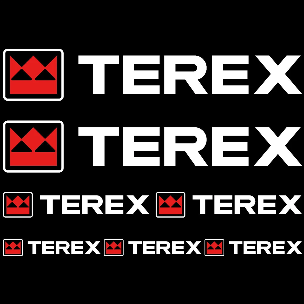 7pcs for TEREX sticker excavator stickers fd04