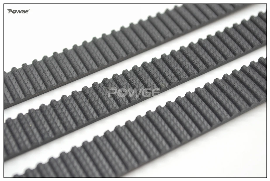 POWGE 207 3M 타이밍 벨트 이빨 = 69 폭 = 6/9/15mm 길이 = 207mm HTD3M 폐 루프 동기 벨트 HTD 3M 풀리 207-3M