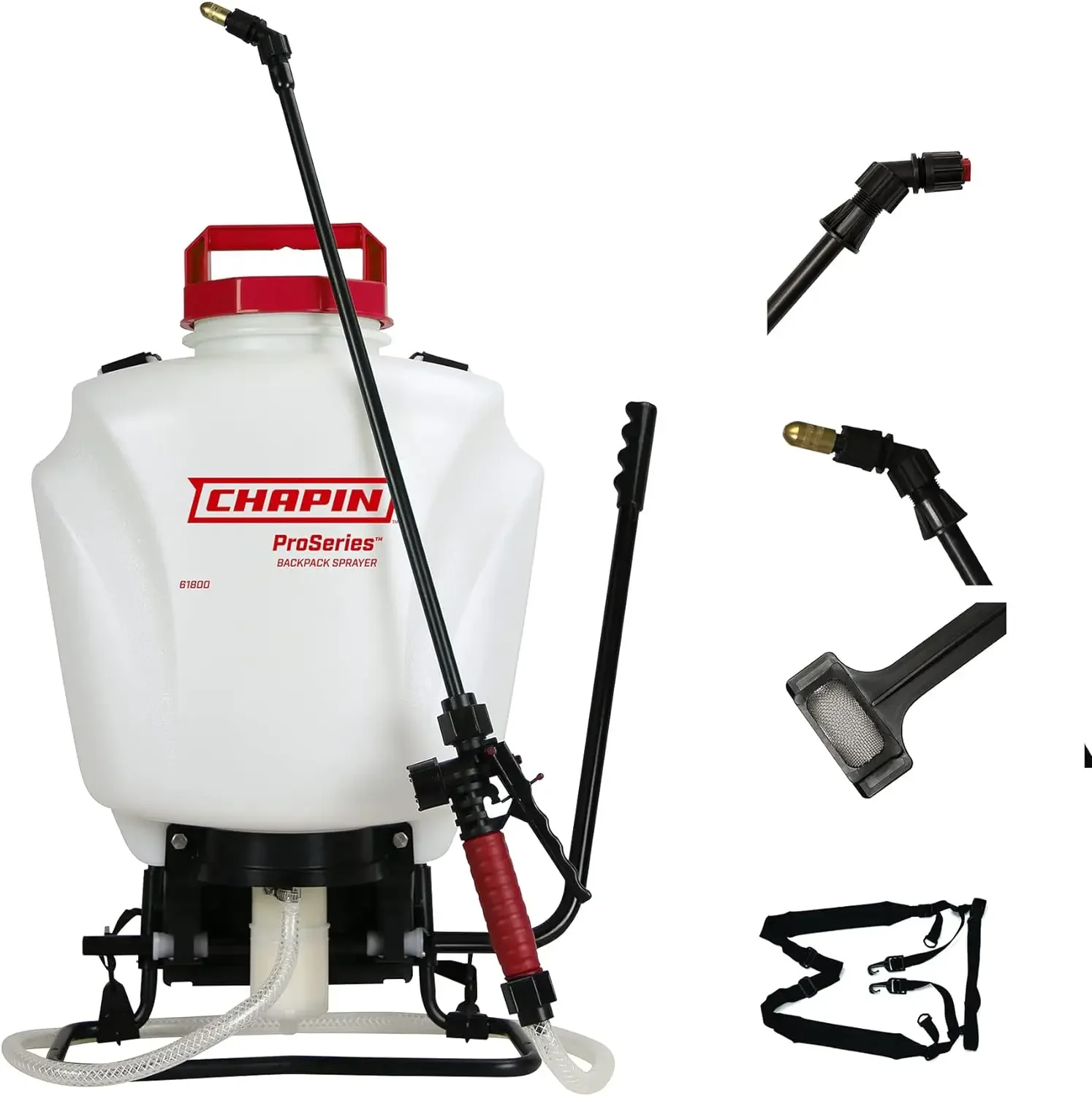 

%a Professional Backpack Sprayer with Brass Adjustable and Poly Fan/Cone Nozzles