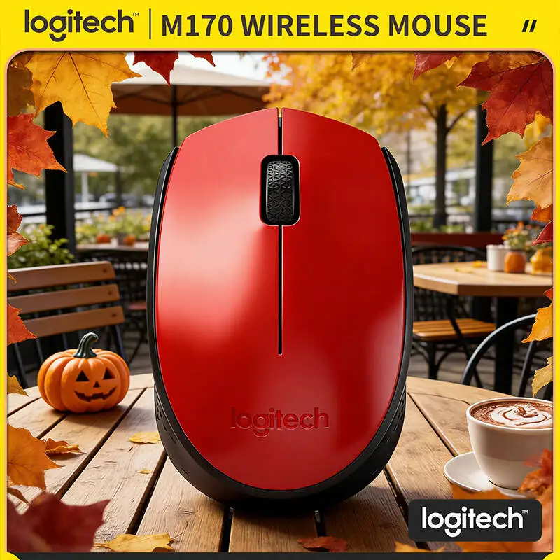 

Durable Logitech M170 Wireless Mouse 12-Month Battery 1000DPI Tracking 2.4GHz USB Mini Receiver 10m Range
