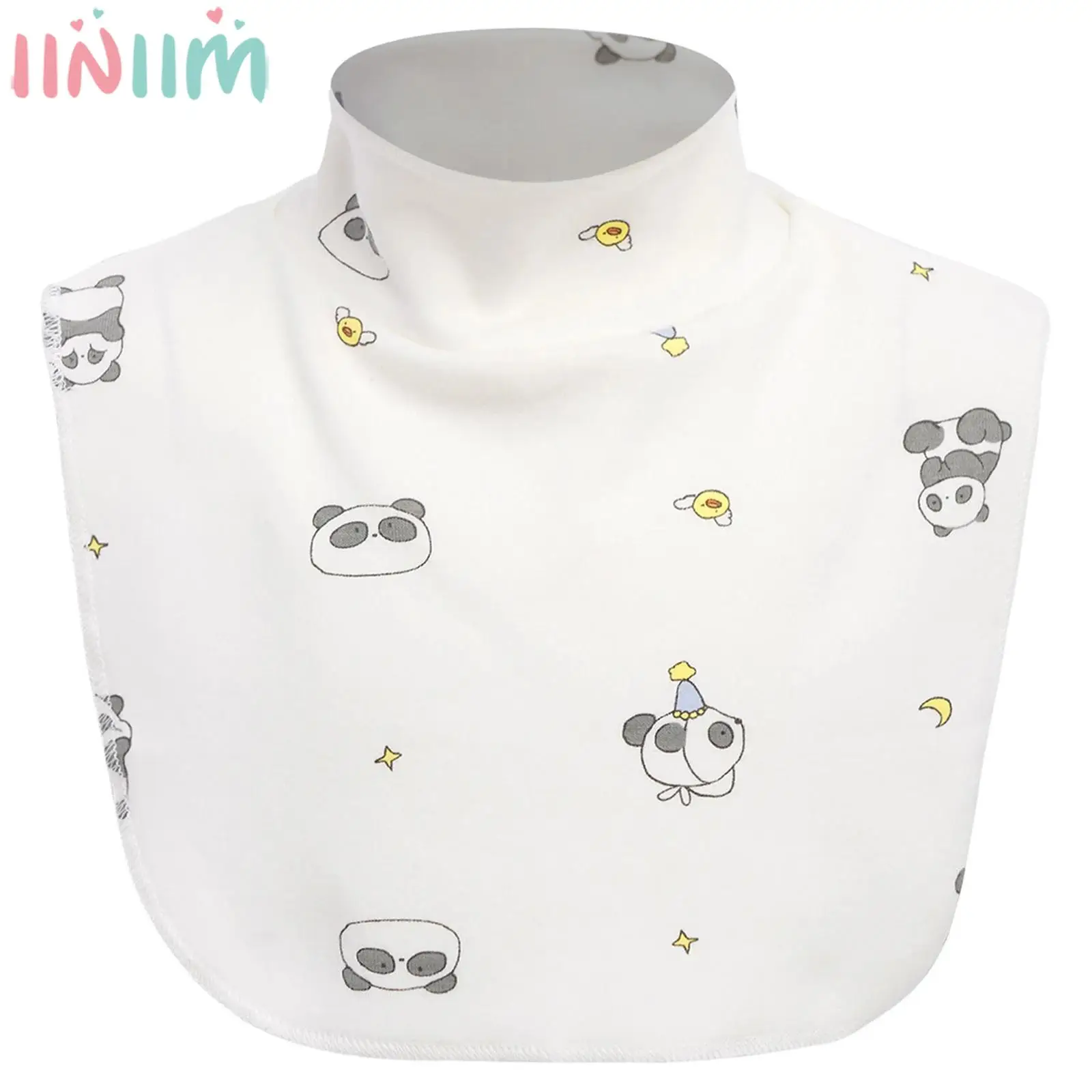 Kids Boys Girls Warm Scarf Neck Cover Dickey Mock Neck Detachable Windproof Half High Collar Spring Autumn Versatile Base Layer