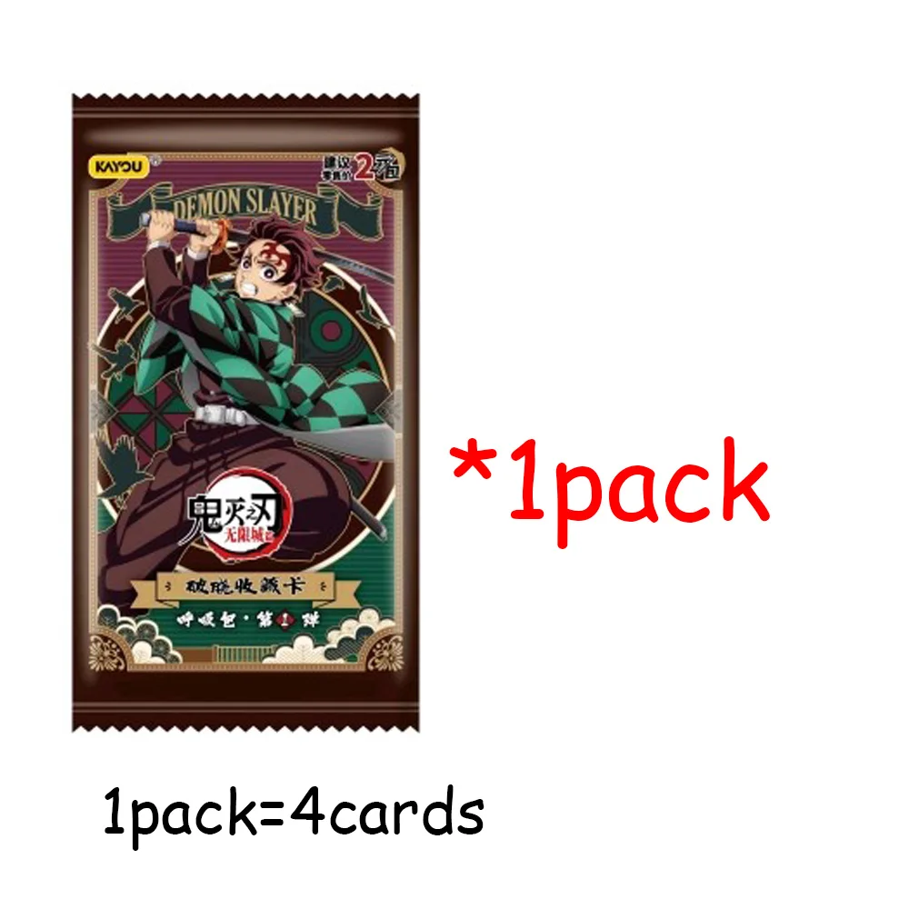 2026 KAYOU Original Demon Slayer Karten-Sammelset „Dawn Bag“ CCG TCG Karten Animation Cartoon Spiel Sammelkarten Peripherie-Spielzeug