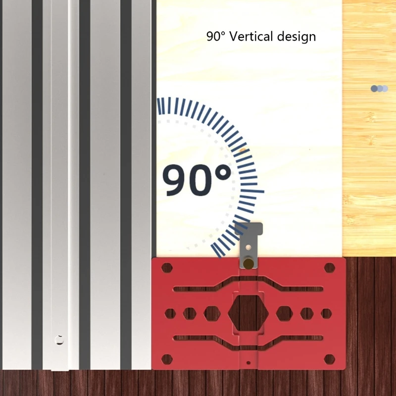 X37E Track Sawing Guide Square 340mm Track Sawing Square 90 Derajat Sudut Kanan