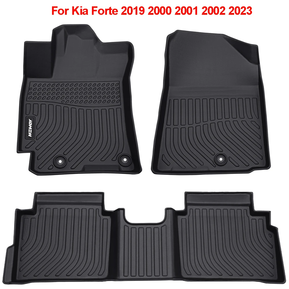 

5Pcs Car Floor Mats For Kia Forte 2019 2020 2021 2022 2023 Foot Pad Waterproof Protective Auto Carpet Car Accessories Interior