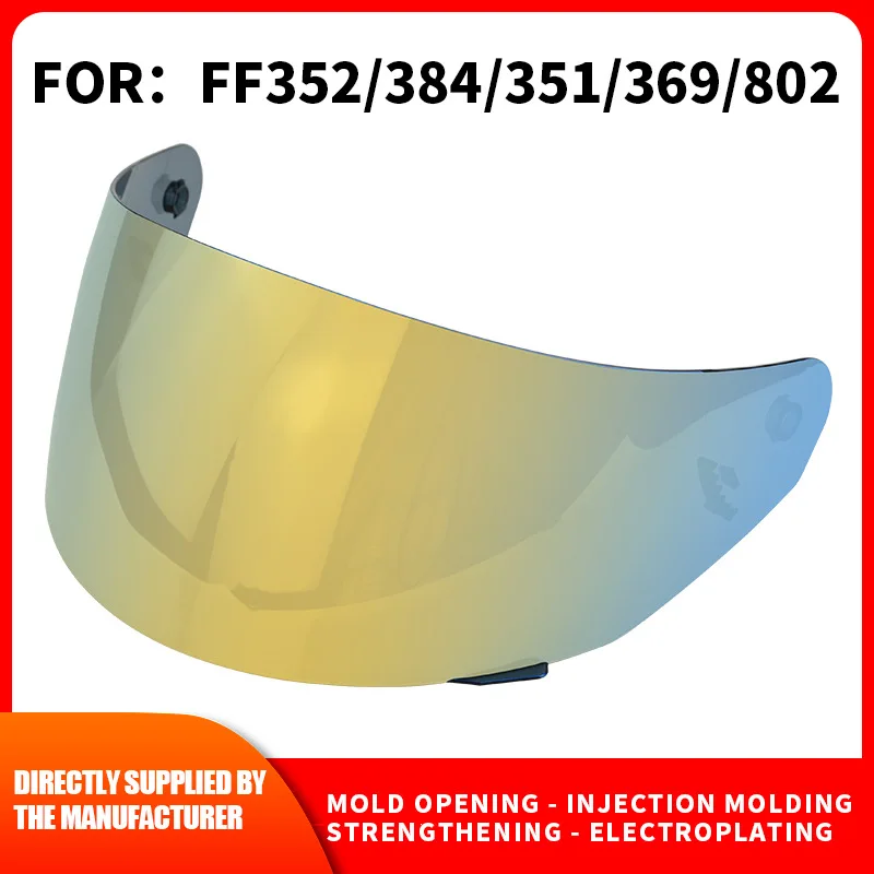 خوذة دراجة نارية قناع درع للأشعة فوق البنفسجية ل LS2 FF352 FF351 FF369 FF384 استبدال عدسة إضافية واقية من الشمس ملحقات الزجاج الأمامي #3