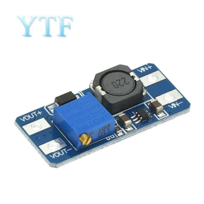 Mt3608 TYPE-C/Usb 2a Max DC-DC Step Up Power Module Booster Power Module 2-24V Naar 5V/9V/12V/28V