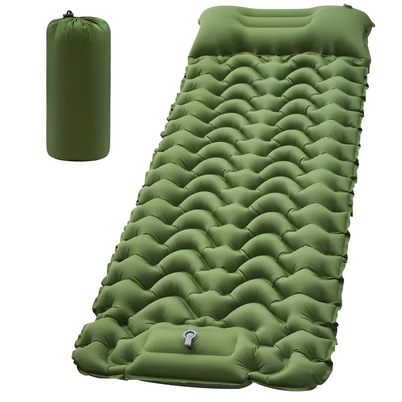 Recommended Products Self Inflating Camping Air Mattress Foot Pump TPU Ultralight Sleeping Mat TPU Folding Sleeping Pad for