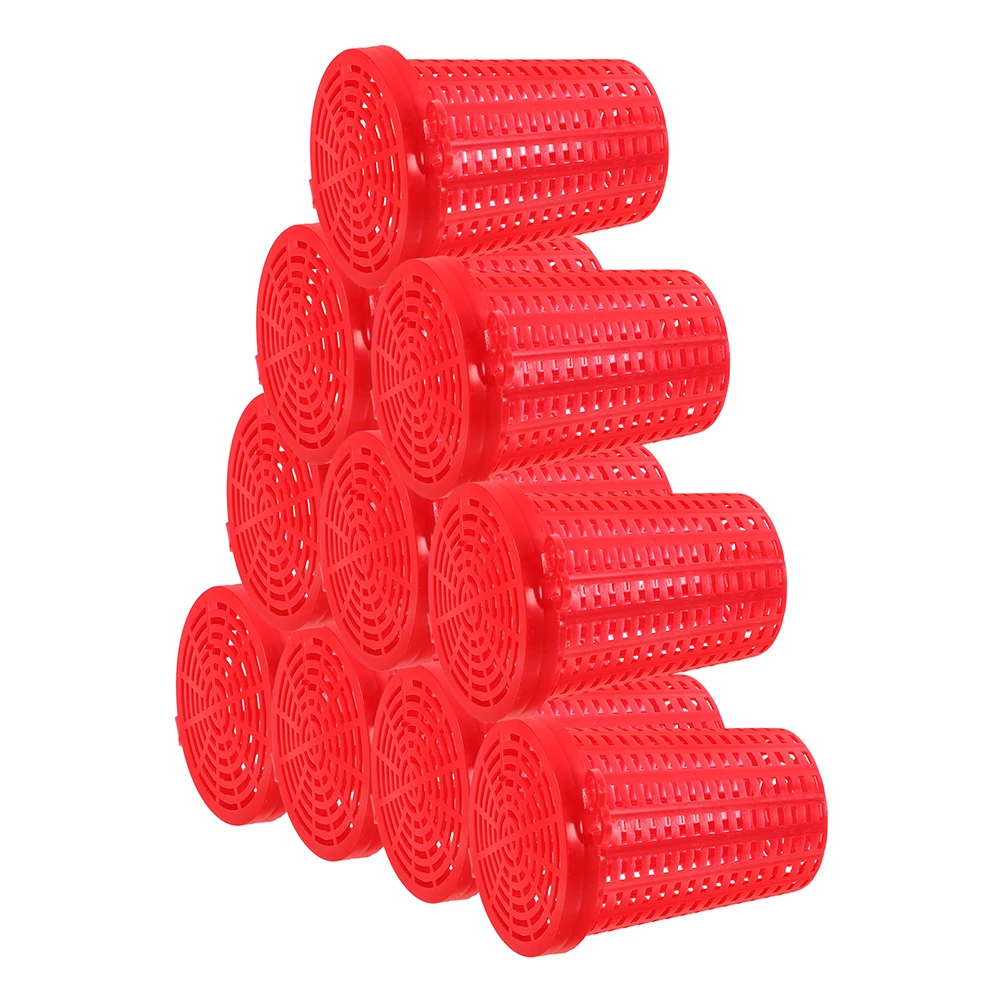 

20 Pcs Bait Cage Fishing Basket Supplies Lobster Net Feeder Tool Abs Holder Traps for