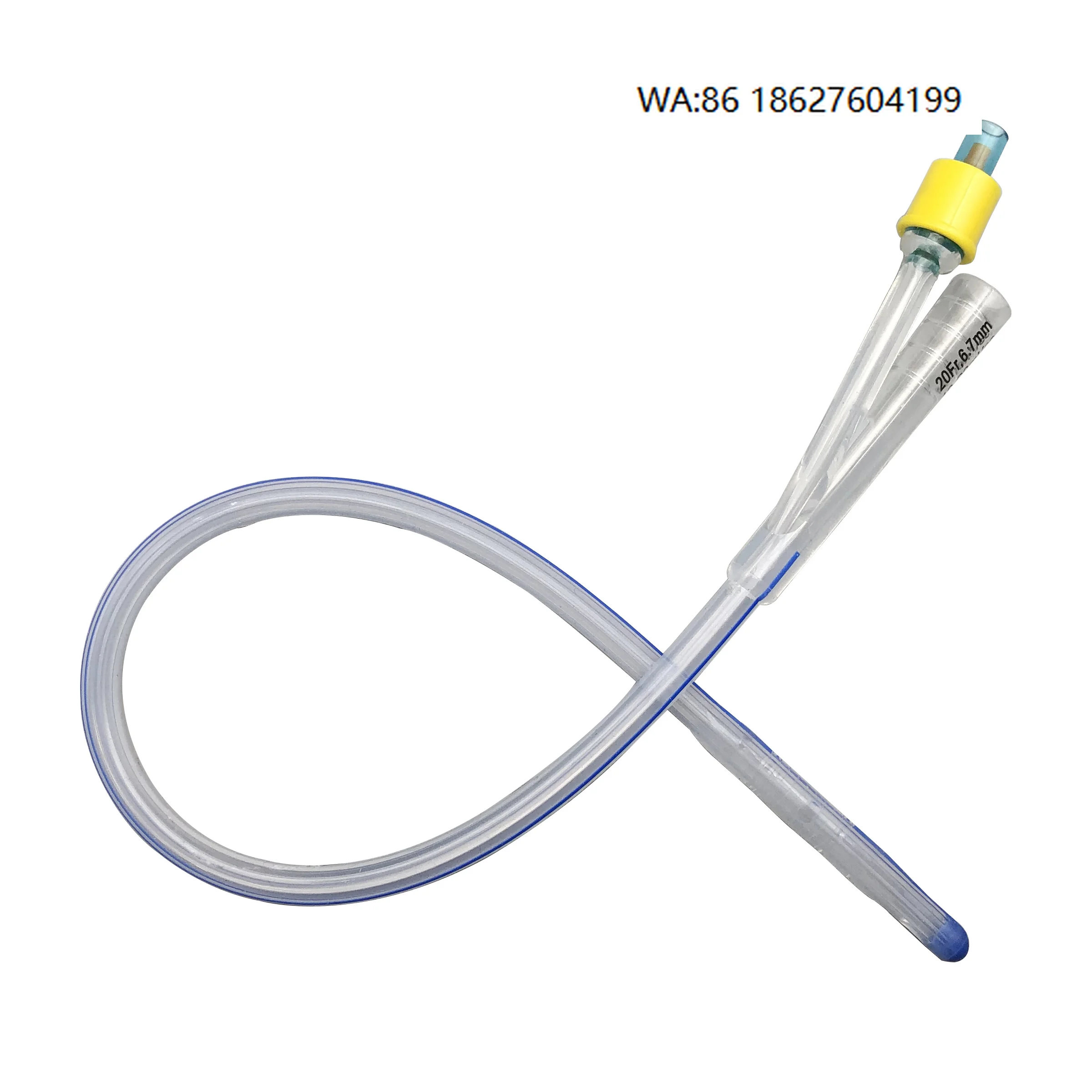 Medical All Silicone Foley Catheter Sample Disposable Urine Urethral Tube 2way CE ISO Certified Urinary