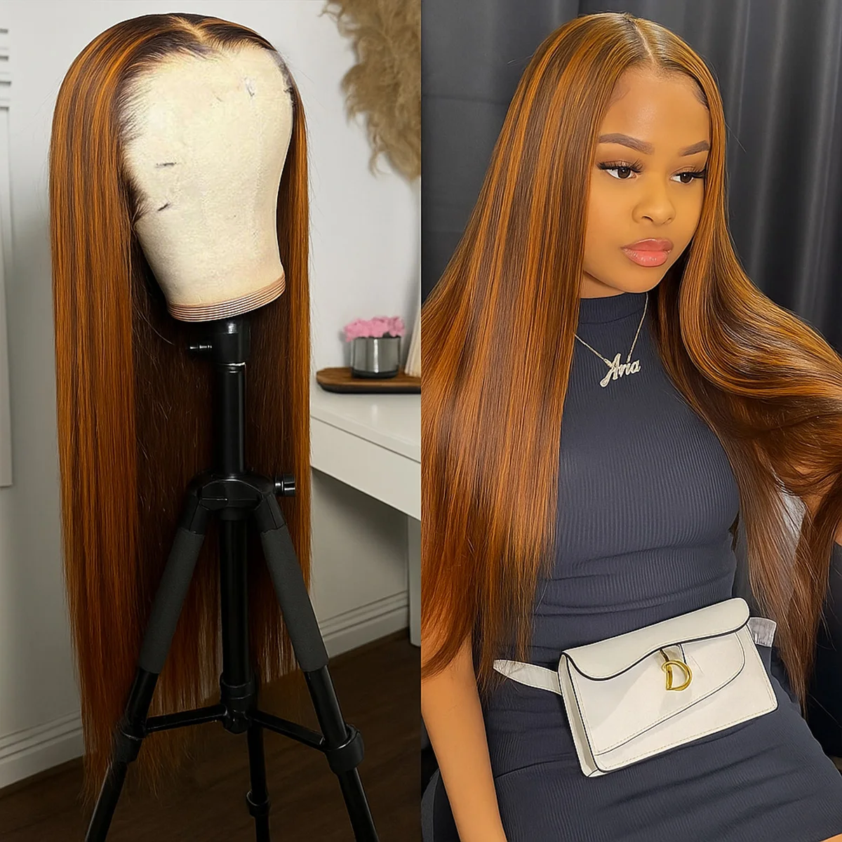 P4/350Gradient Wig … - image