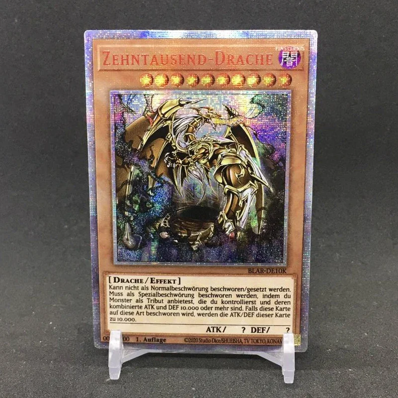 Yu Gi Oh Ten Thousand Dragon German DIY Toys Hobbies Hobby Collectibles Game Collection Anime Cards