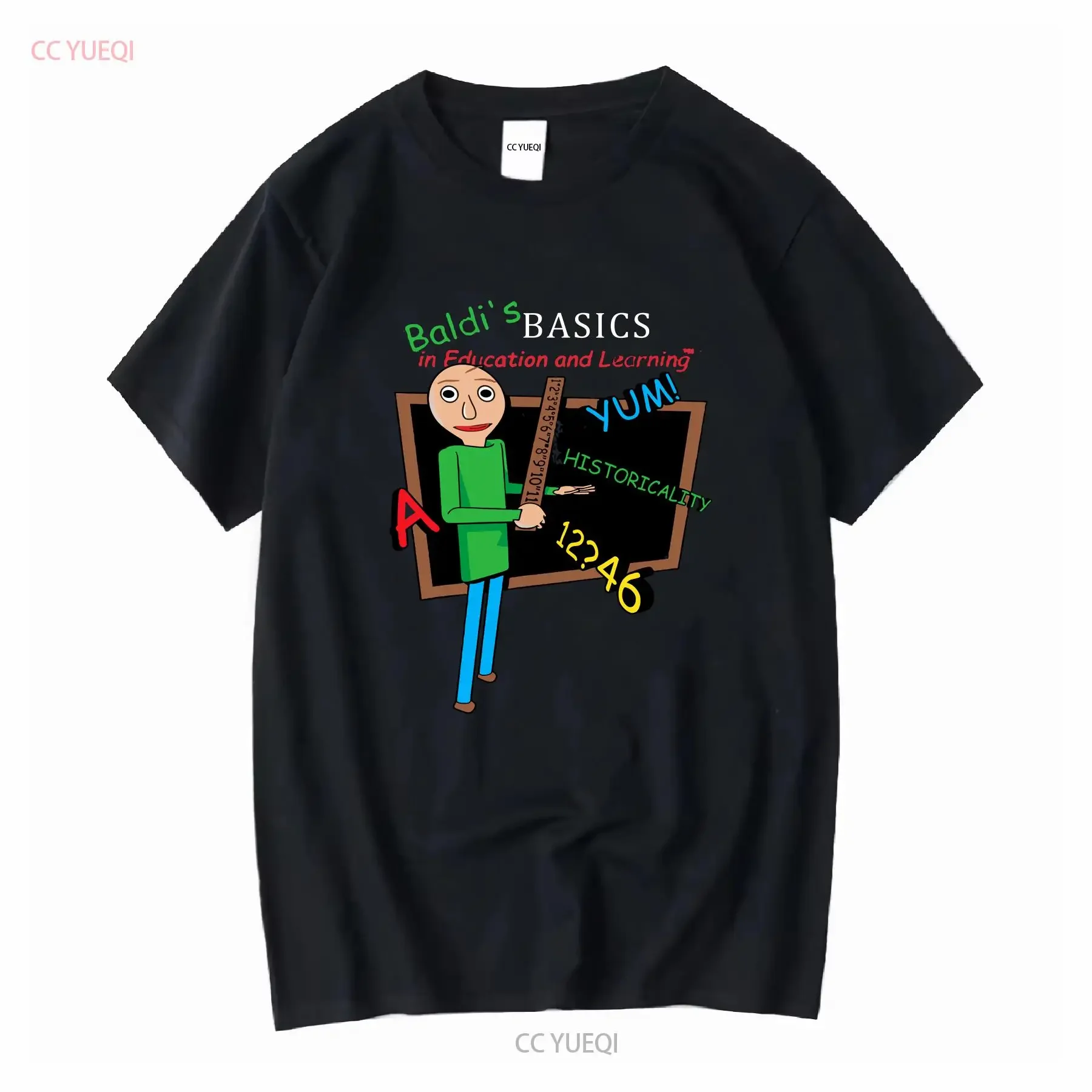 Vintage Baldi s T Shirt Baldi's Basics Amazed Video Game Lover for Gamers Funny Moment long or short sleeves vintage Washed