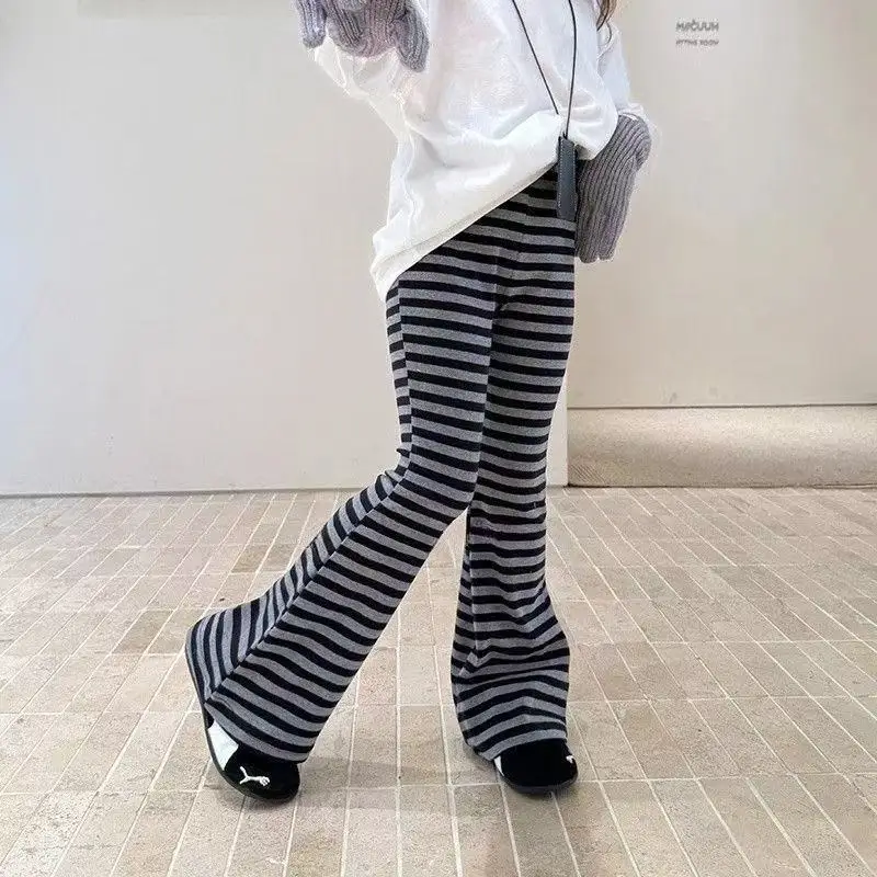 

Kids Girls' Fashion Pants Spring and Autumn New Collection Children's Simple and Casual Bell bottom Pants