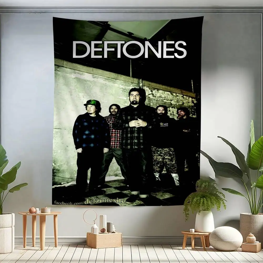Klassische Band D-Deftones Anime Wandteppich für Wohnzimmer Home Dorm Decor Home Decor