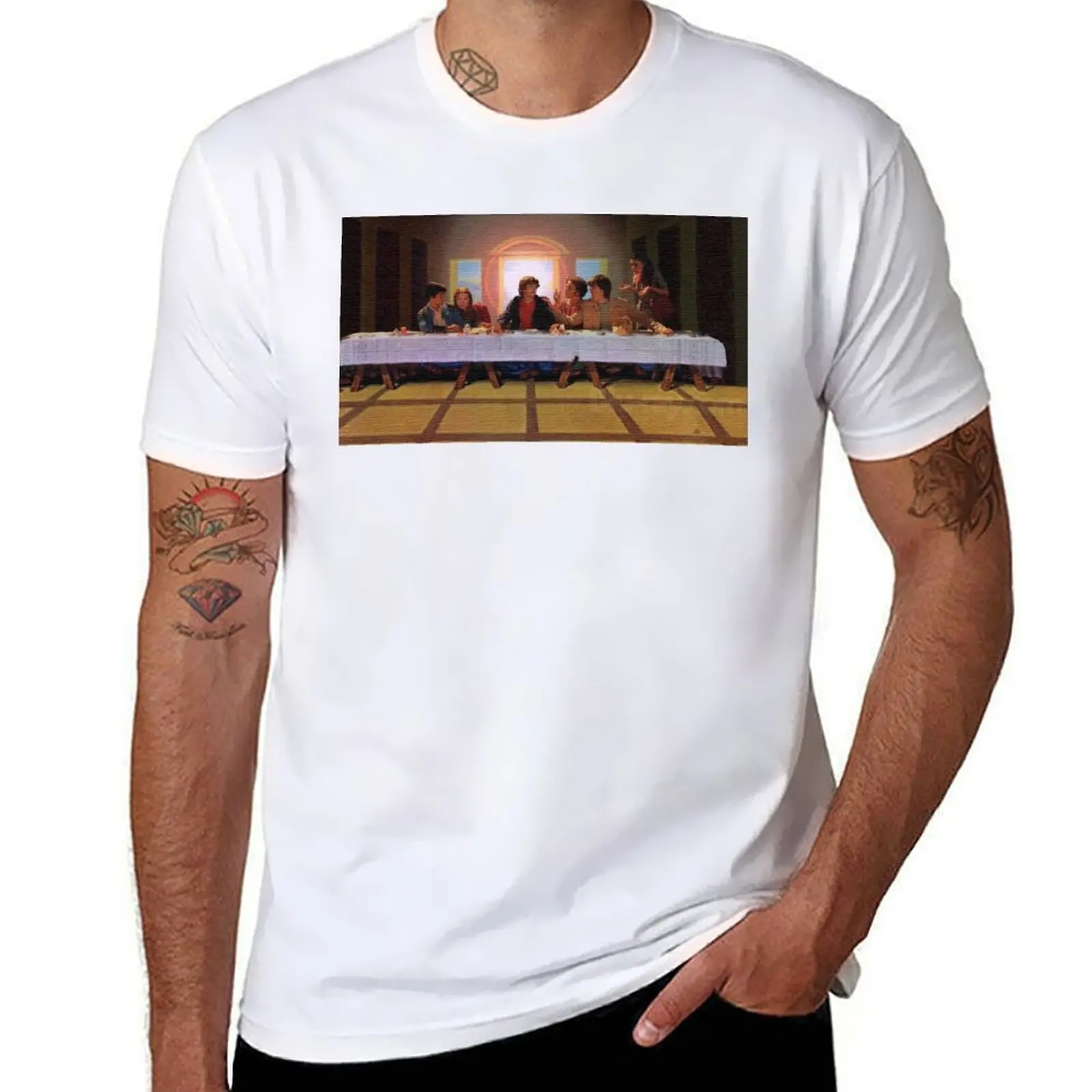 

the last supper T-Shirt man t shirt designer t shirts for man graphic funny T-Shirt