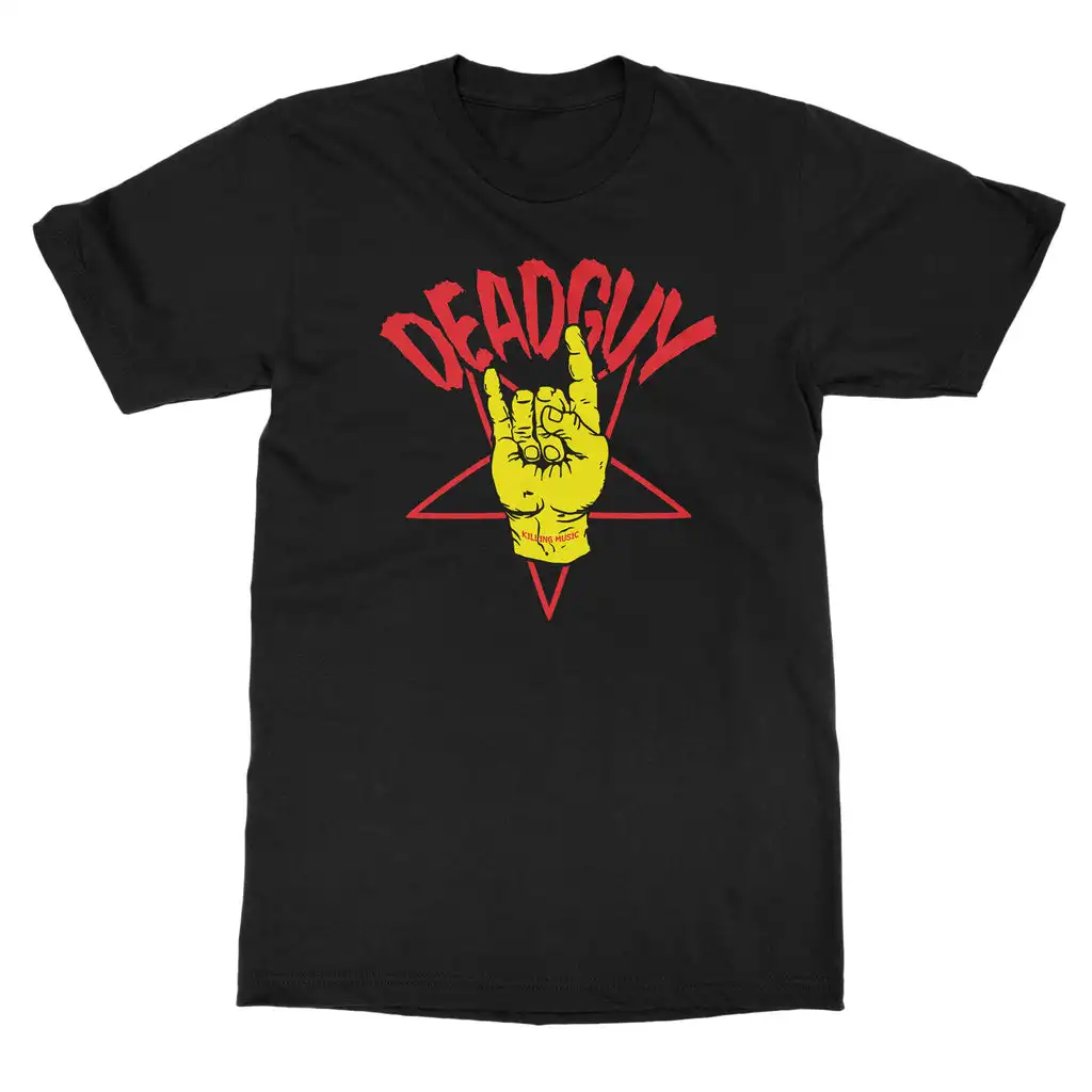 Retro Deadguy Graphic Cotton Band Shirt Unisex Summer Short Sleeve Fashion Brand Tee Luxury Casual Vintage Tees