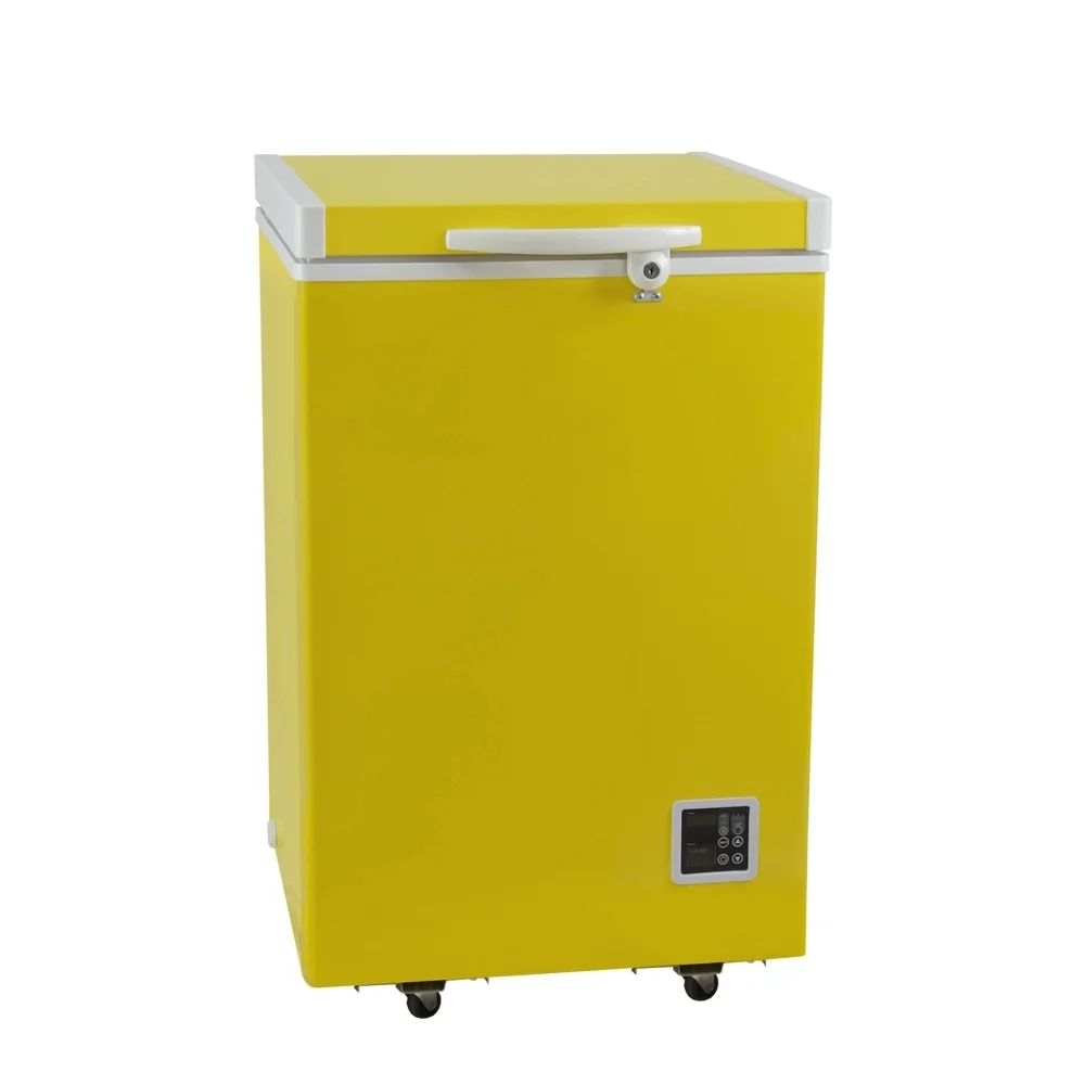 Zone AC DC Compressor Fridge 25L Portable Camping Car Fridge With Bottom-Freezer Garages Hotels Battery Electric Powered