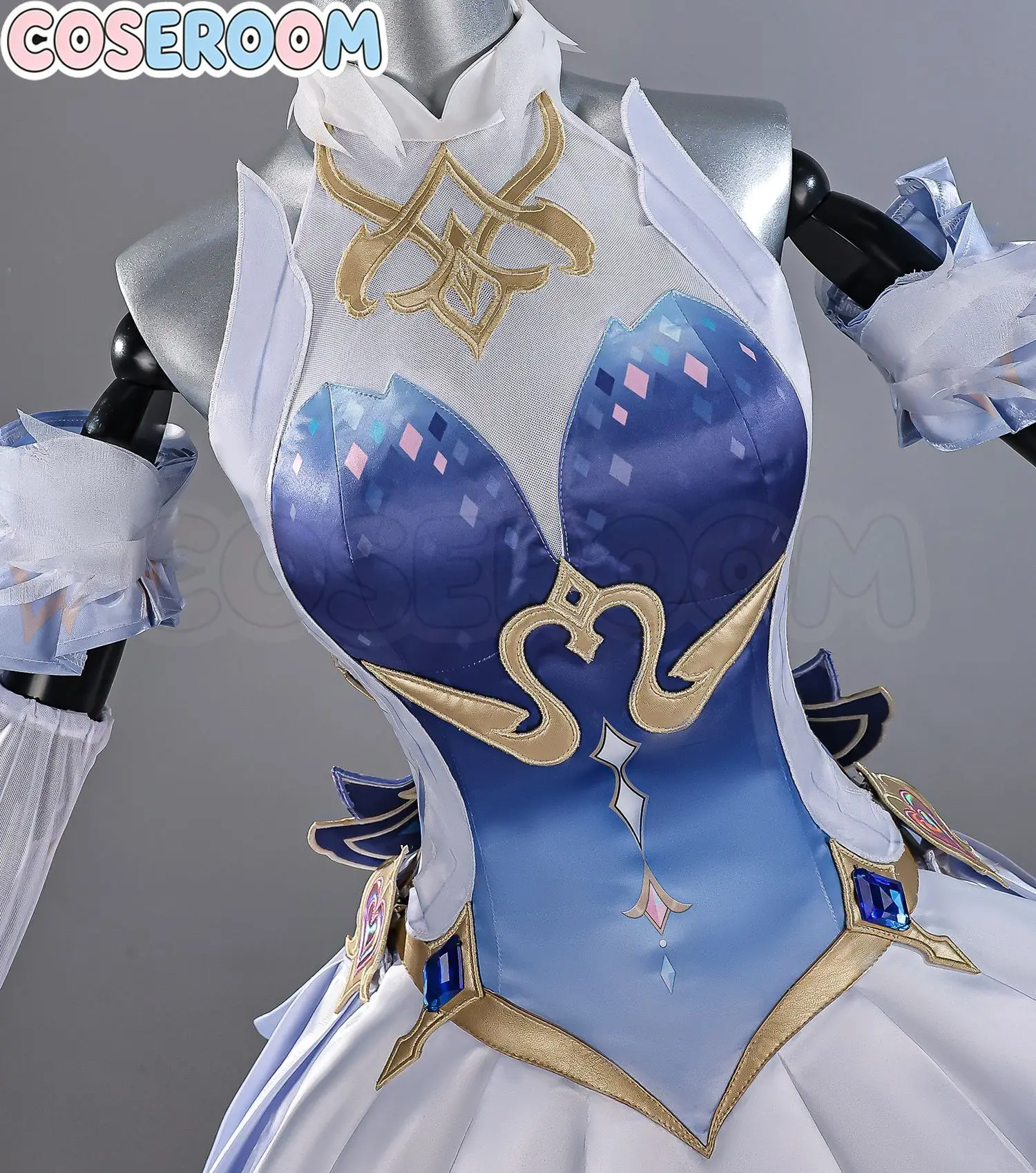 【FREE WIG LIMITED】COSEROOM-SR Odette Cosplay Costume Game GenshinImpact Cosplay Outfit Halloween Role Play Uniform Wig Shoes view 3