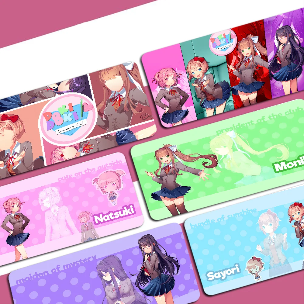 

Game D-Doki D-Doki L-Literature C-Club Mousepad Custom Skin Desktop Desk Mat Kawaii Gaming Accessories Students Writing Pad