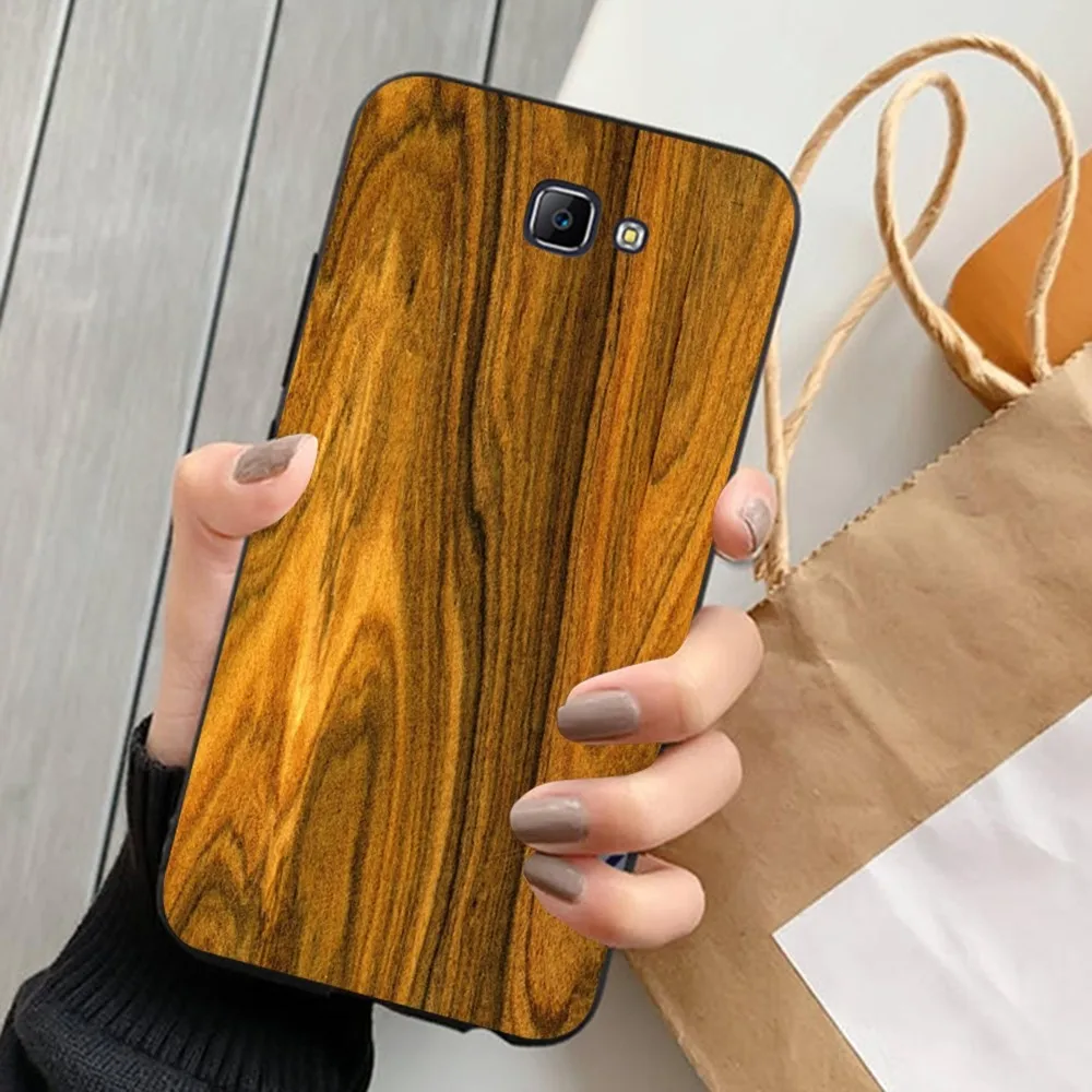 Wood Grain Phone Case For Samsung J 7 plus 7core J7 neo J6 plus prime J6 J4 J5 Mobile Cover