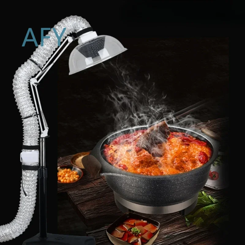 Portable Folding Smoke Exhaust Fan for Indoor Hotpot Outdoor Barbecue Home Kitchen Ventilation System Air Purifier