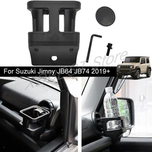 Soporte para vasos de coche, botella para Suzuki Jimny JB64 JB74 2019 + 3 puertas, 5 puertas, soporte Interior para vasos, organizador