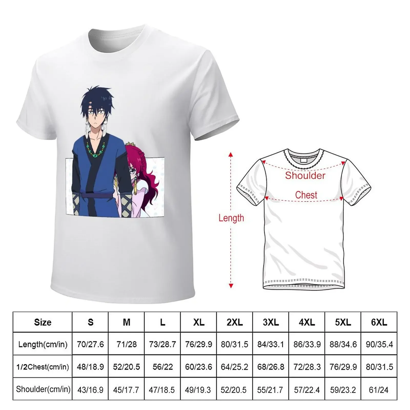 Akatsuki no Yona -Yona Anime T-shirt oversizeds kawaii clothes mens white t shirts