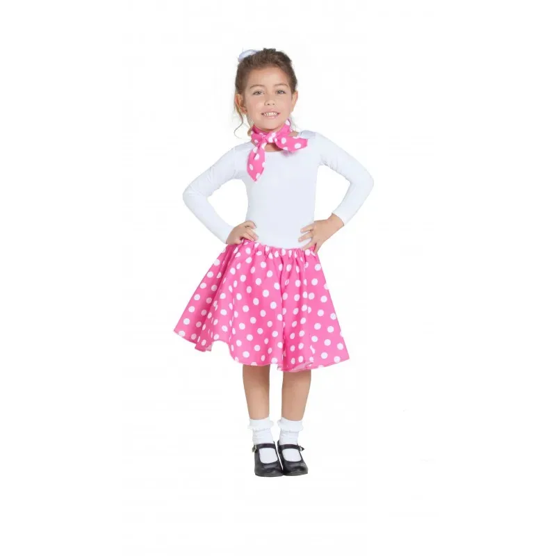 

Pink skirt with petticoat and Kimokawaii scarf