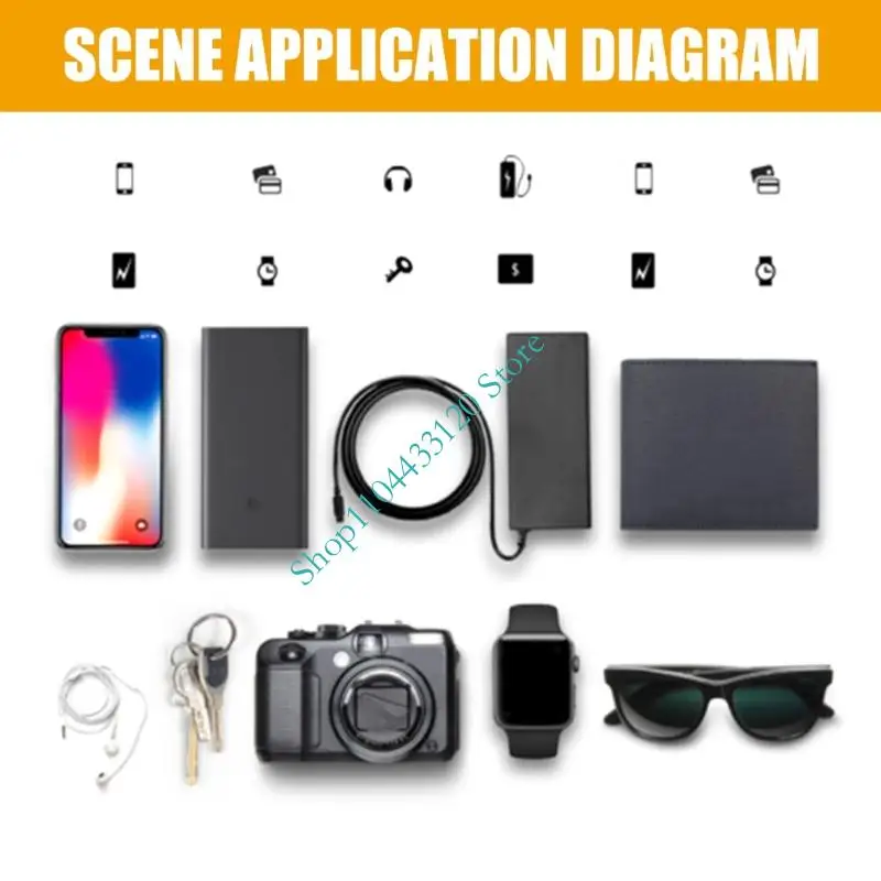 Stylish Motorcycle Handlebar Storage Bag Designed With Anti Slip Base And Quick Access Pockets For Phone Keys Small Items