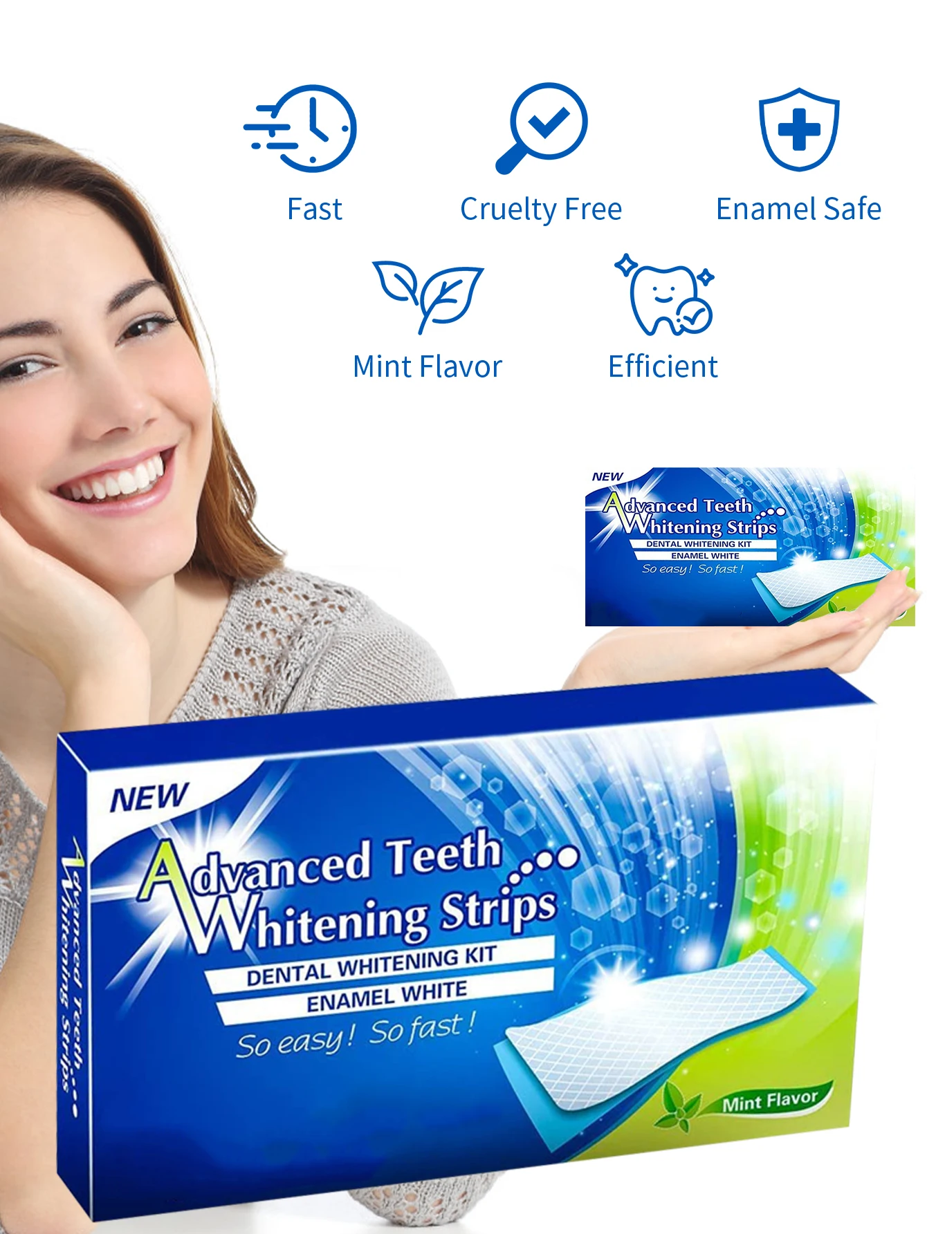 Geavanceerde tandenbleekstrips - Teeth Whitening Instant recensie en prijs