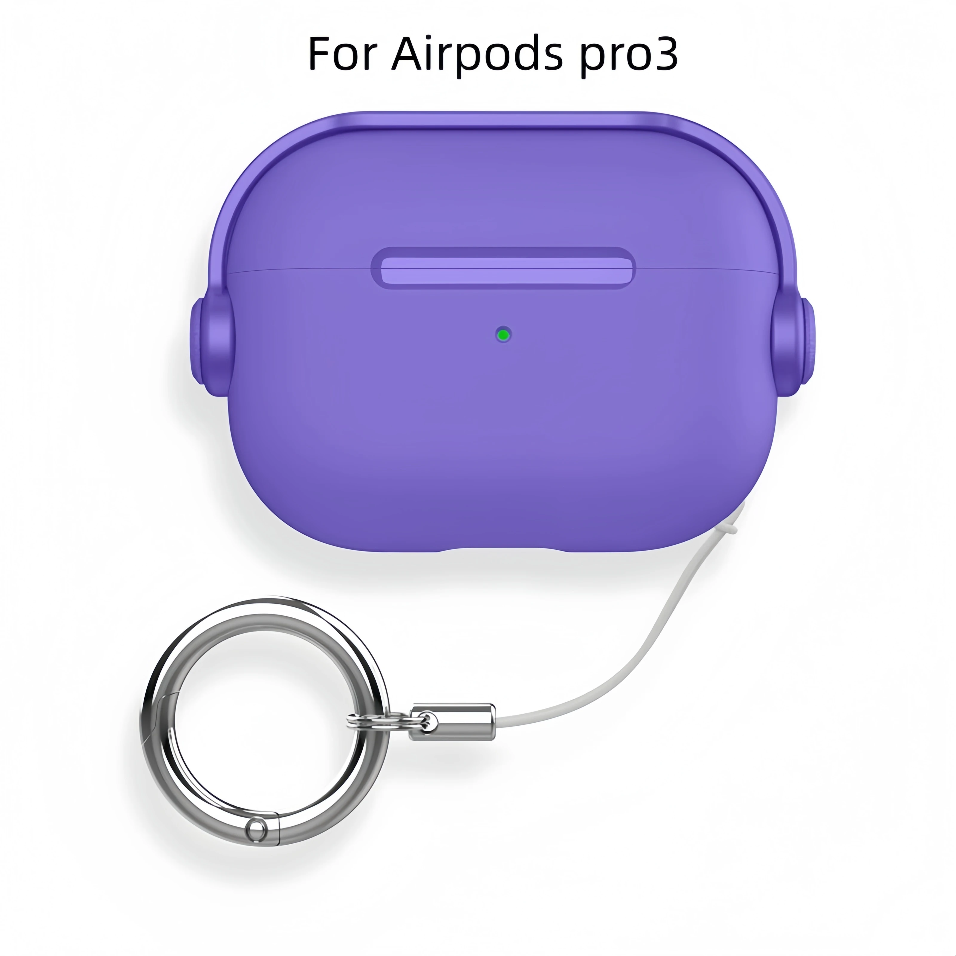 

Compatible with Airpods Pro 3rd Generation 2025 with Durable Lanyard Lock Macaron Color Creative Earphone Lock Earphone Case Fas