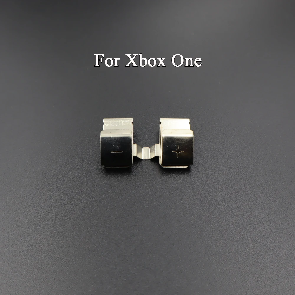 2PCS Battery Contact Connector Metal Clip For Xbox One S For Xbox Series X S Gamepad Controller Battery Holder Spring Replace - view 2
