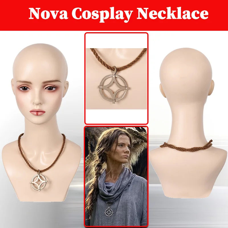 Nova Cosplay Necklace Costume Accessories 2024 Movie Apes Planet Role The Kindom Disguise Neck Lace Women Halloween Suit Props