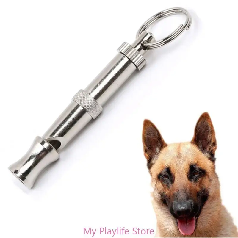 Pet Training Whistle Dogs Puppy Sound Portable Metal Flute for Dog Recall Barking Control Metal Feeding Helper