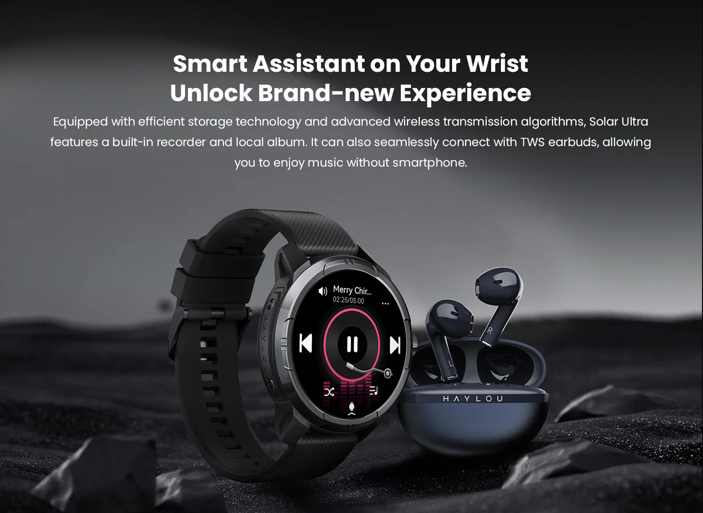 HF009 HAYLOU Solar Ultra GPS Smartwatch 1,6 Zoll AMOLED 5-Satelliten-GPS-Positionierung 170 Sportmodi Sprachanrufe Smartwatch 5ATM – Detail 24