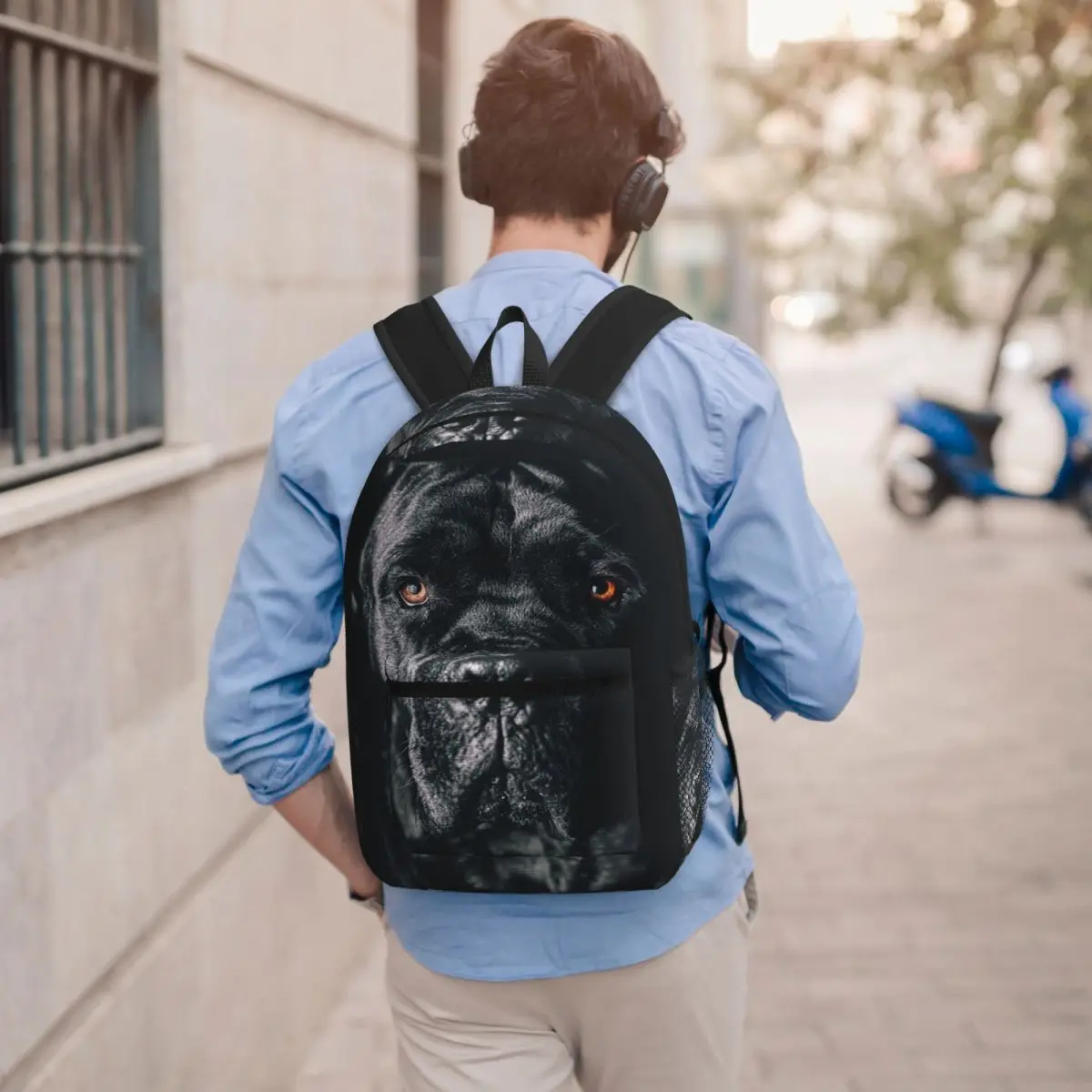 The Art Of Dog Cane Corso Italian Mastiff Student Backpack School Bag Hiking Travel Daypack for Boys Girls Bookbag Shoulder Bags