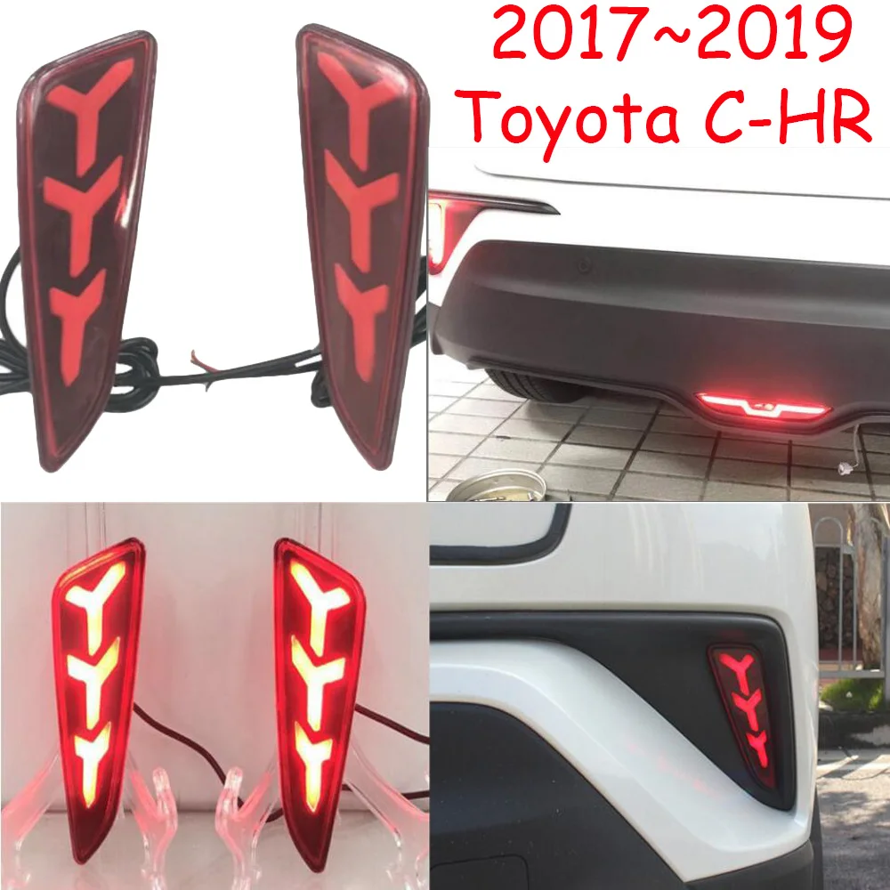 car bumper tail light for Toyota CHR taillight CH-R LED Reflector 2017~2019y car accessories Taillamp for toyota chr fog lamp