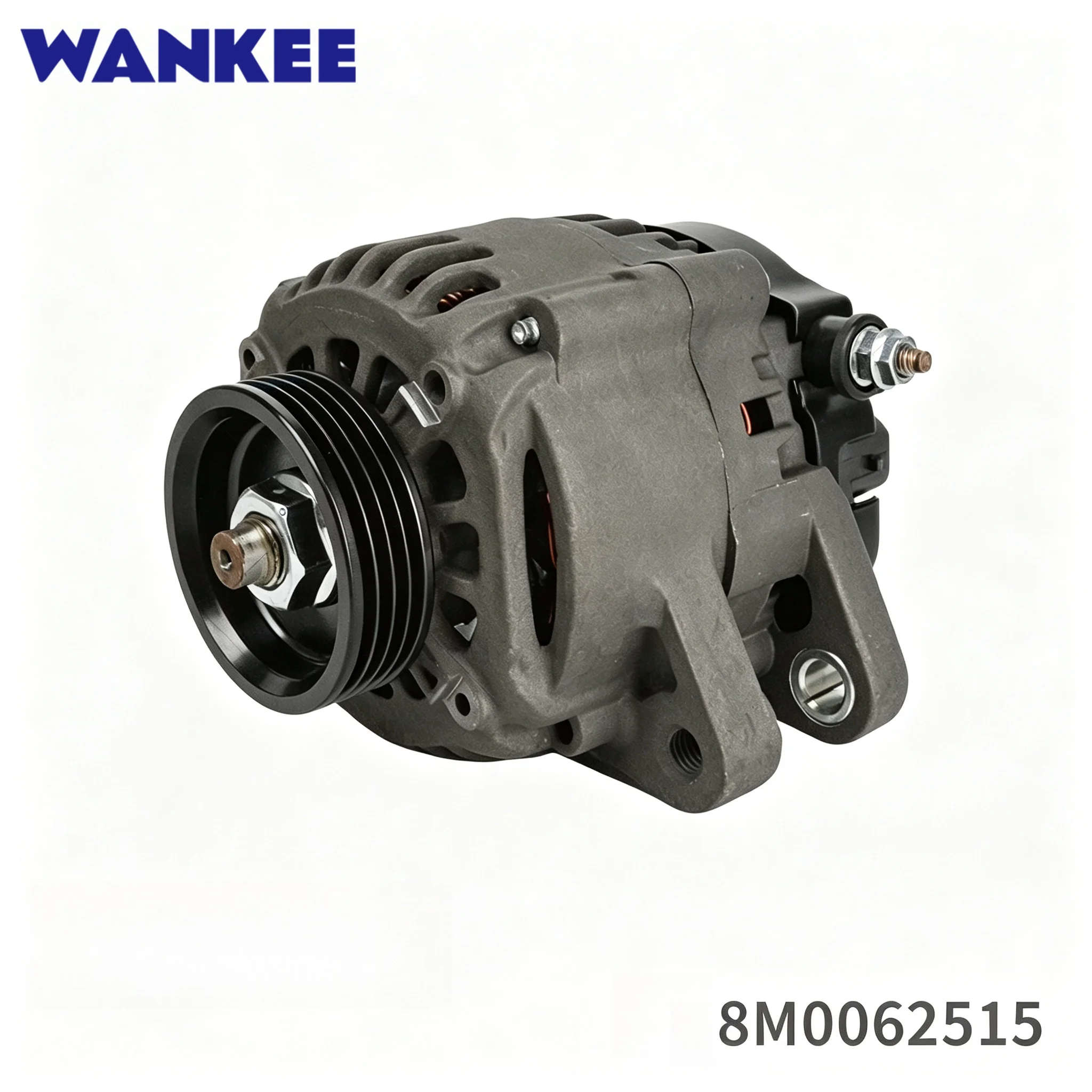 Alternator 8M0062515 for Mercury Marine 135HP 150HP Outboard Engine 12V 55A 4-Groove Pulley Replaces 8M0065239 8M0057693